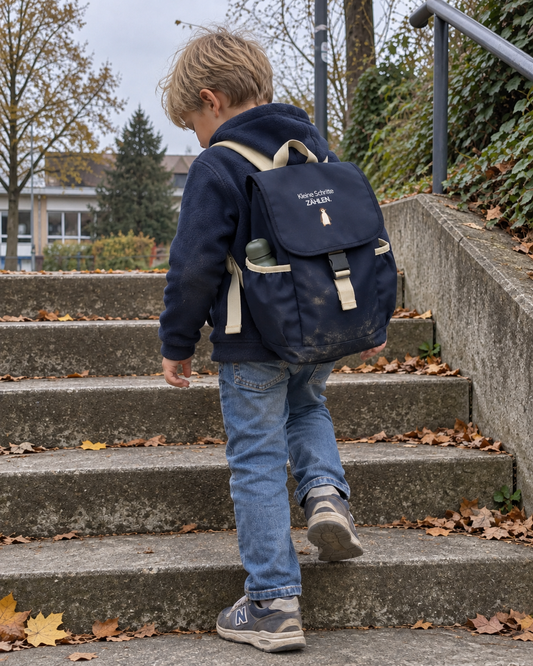 Kinderrucksack Pinguin "Kleine Schritte zählen"