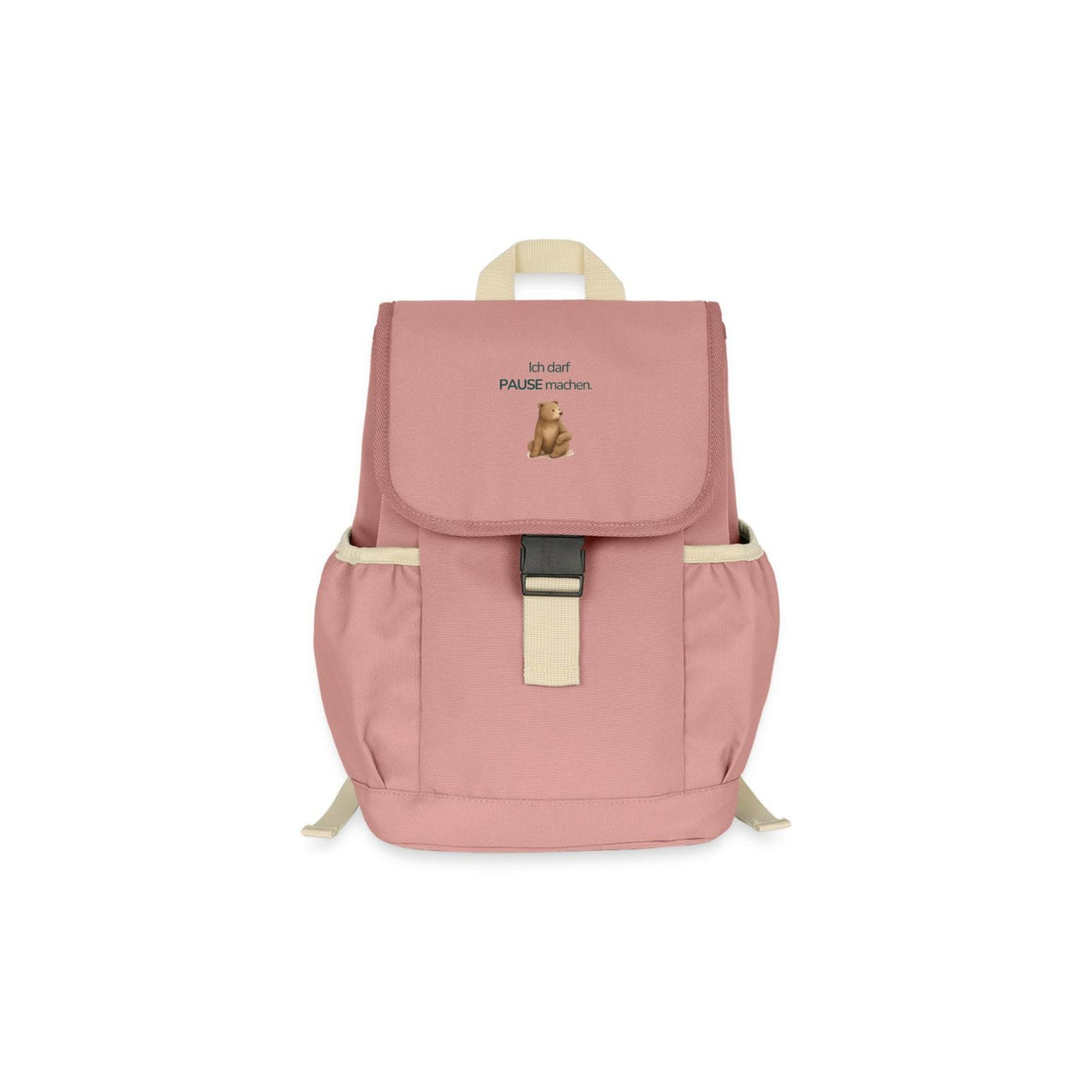 Kinderrucksack Bär „Ich darf Pause machen.“