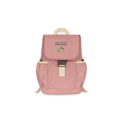Kinderrucksack Igel "Erst schauen, dann trauen"