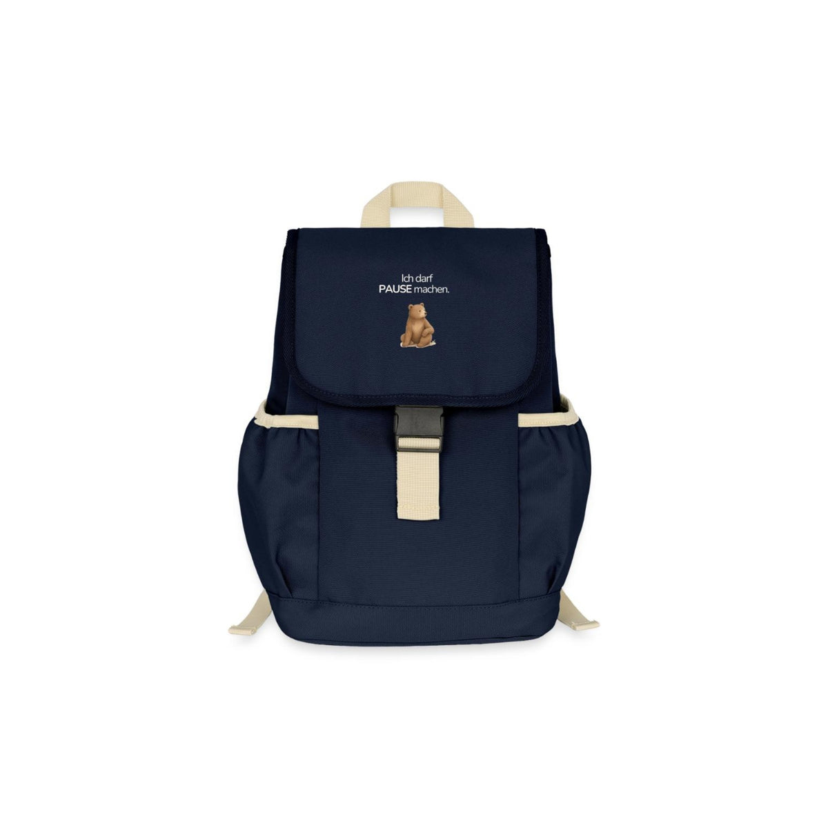 Kinderrucksack Bär „Ich darf Pause machen.“