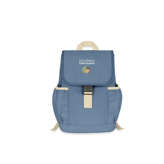 Kinderrucksack Igel "Erst schauen, dann trauen"