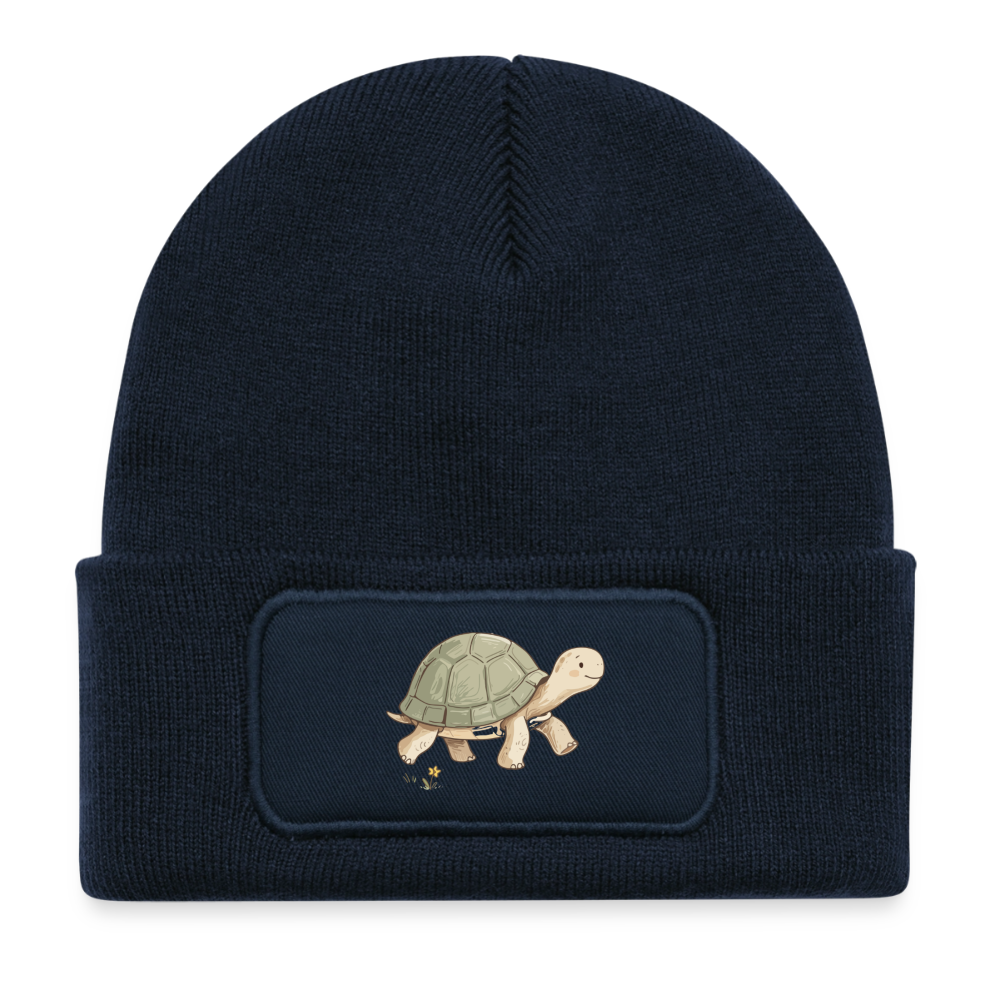 Kinder Beanie mit dem Schildkröte in blau
